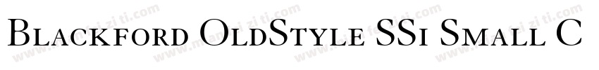Blackford OldStyle SSi Small Caps字体转换